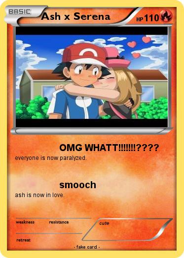 Pokemon Ash x Serena