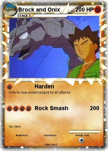 Pokemon Brock and Onix