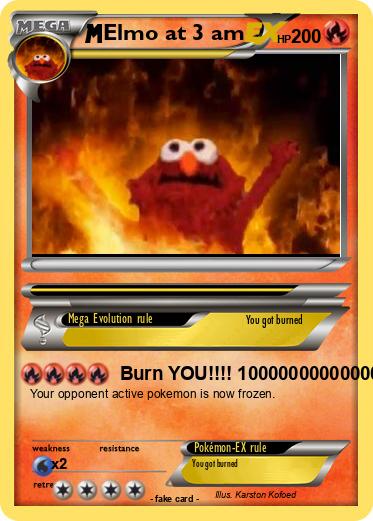 Pokemon Elmo at 3 am