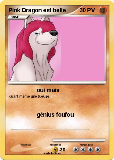 Pokemon Pink Dragon est belle