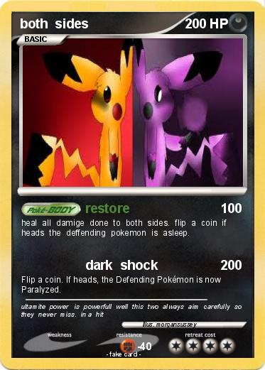 Pokemon both  sides