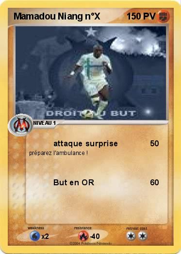 Pokemon Mamadou Niang n°X