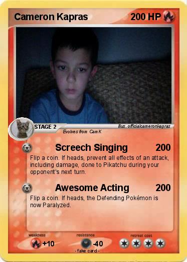 Pokemon Cameron Kapras