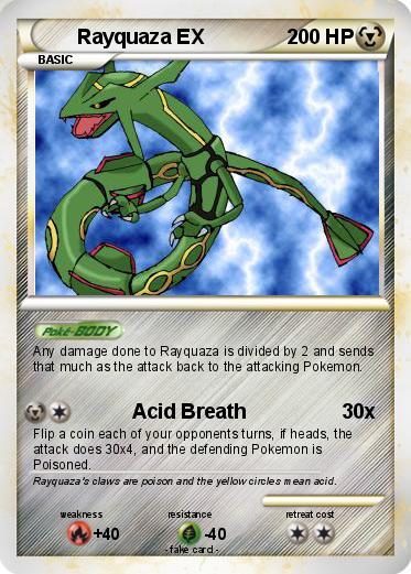 Pokemon Rayquaza EX