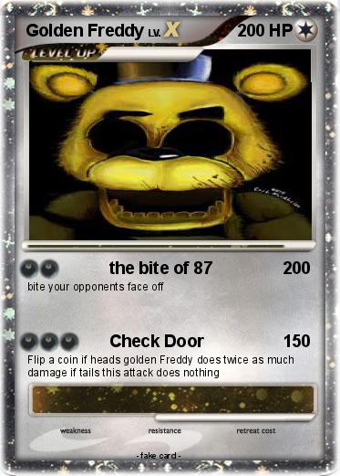 Pokemon Golden Freddy