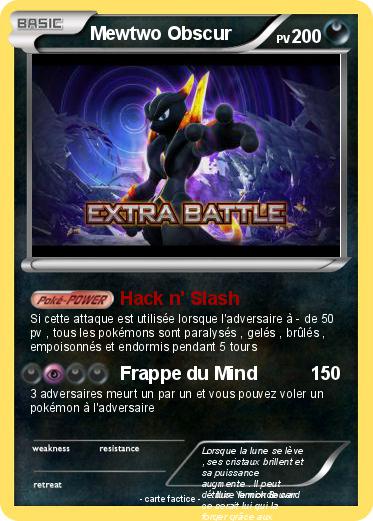 Pokemon Mewtwo Obscur