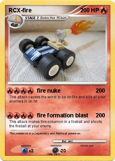 Pokemon RCX-fire