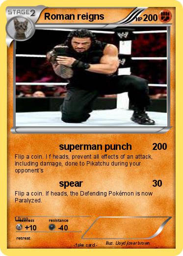 Pokemon Roman reigns
