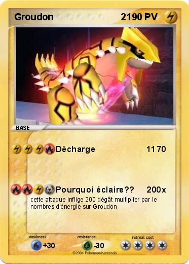 Pokemon Groudon                          21