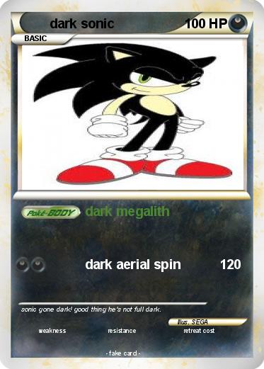 Pokemon dark sonic