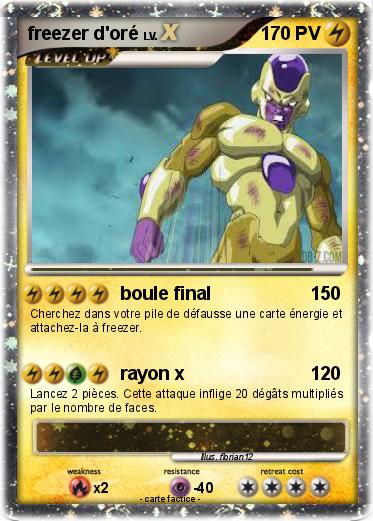 Pokemon freezer d'oré