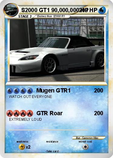 Pokemon S2000 GT1 90,000,000 HP