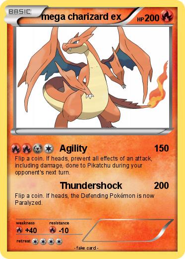 Pokemon mega charizard ex