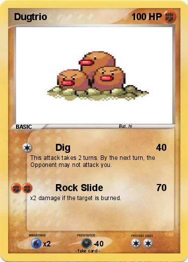 Pokemon Dugtrio