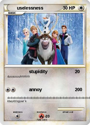 Pokemon uselessness