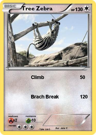 Pokemon Tree Zebra
