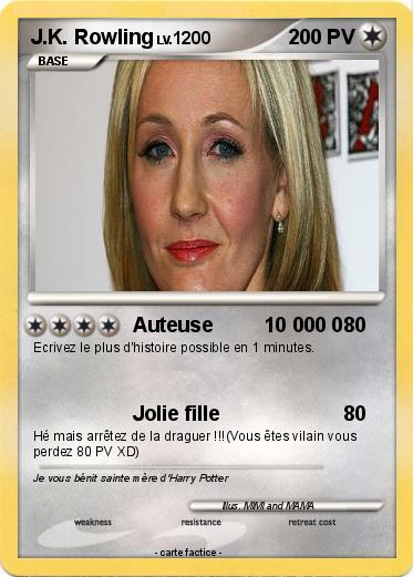 Pokemon J.K. Rowling