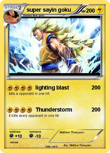 Pokemon super sayin goku