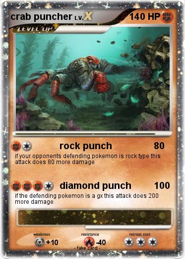 Pokemon crab puncher