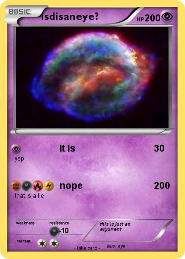Pokemon isdisaneye?