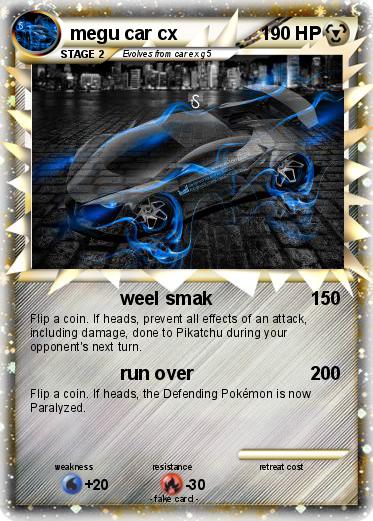 Pokemon megu car cx