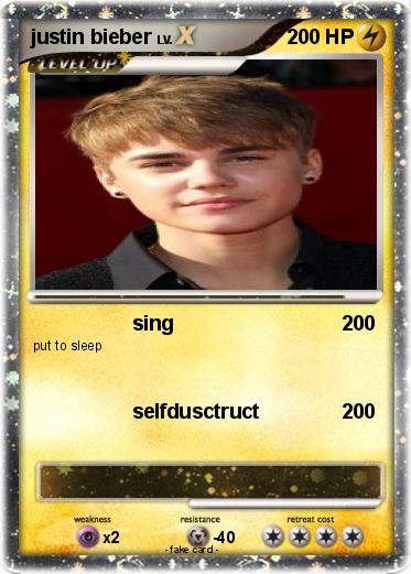 Pokemon justin bieber