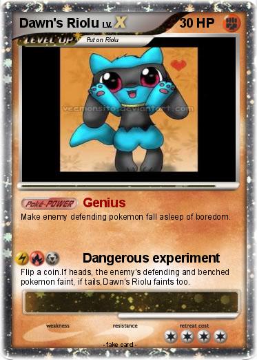 Pokemon Dawn's Riolu