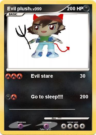 Pokemon Evil plush