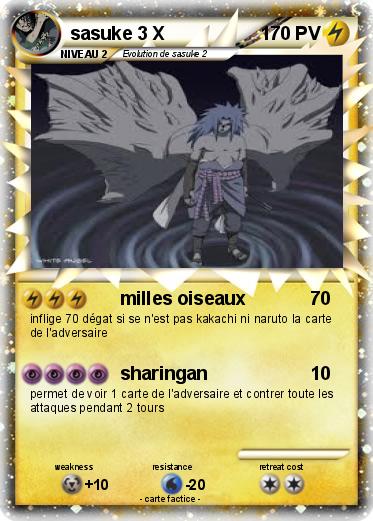 Pokemon sasuke 3 X