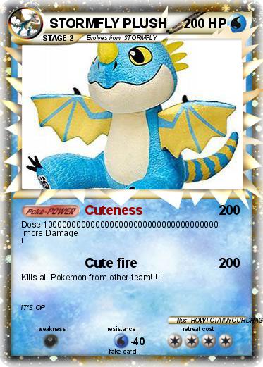 Pokemon STORMFLY PLUSH