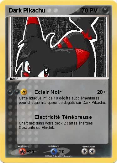 Pokemon Dark Pikachu
