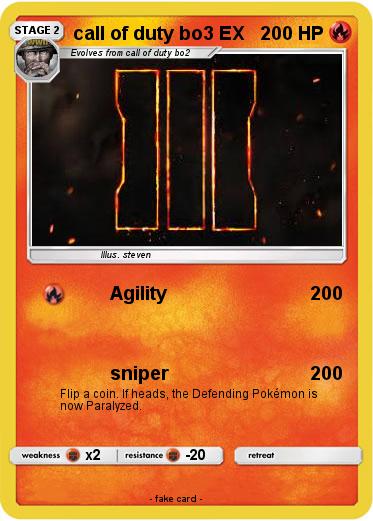 Pokemon call of duty bo3 EX