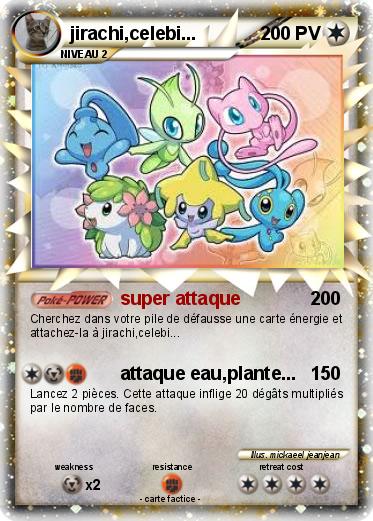 Pokemon jirachi,celebi...