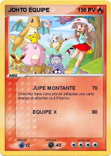 Pokemon JOHTO ÉQUIPE