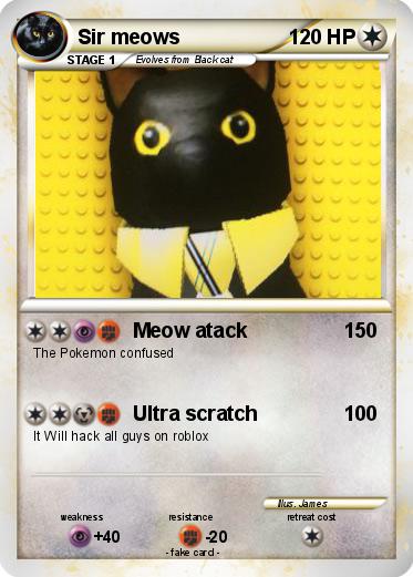 Pokemon Sir meows