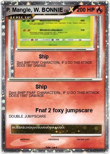 Pokemon P. Mangle, W. BONNIE