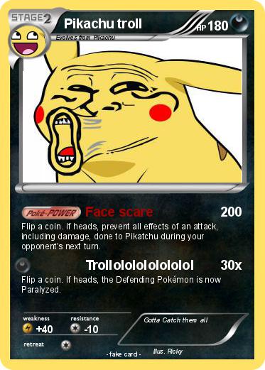 Pokemon Pikachu troll