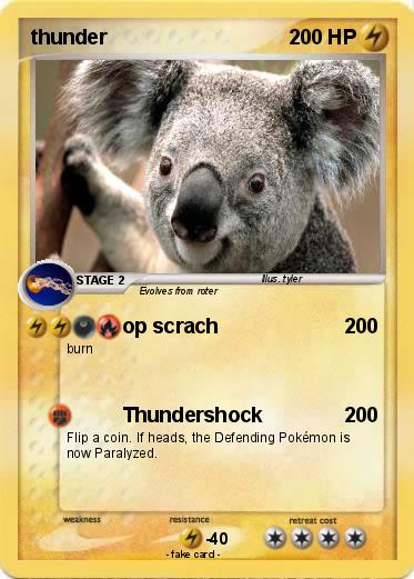 Pokemon thunder
