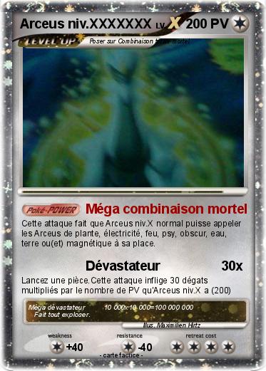 Pokemon Arceus niv.XXXXXXX