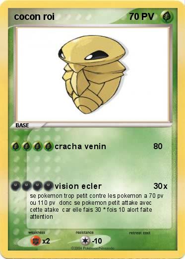 Pokemon cocon roi