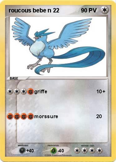 Pokemon roucous bebe n 22