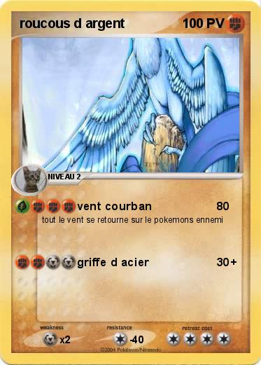 Pokemon roucous d argent