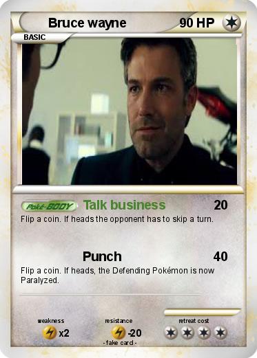 Pokemon Bruce wayne
