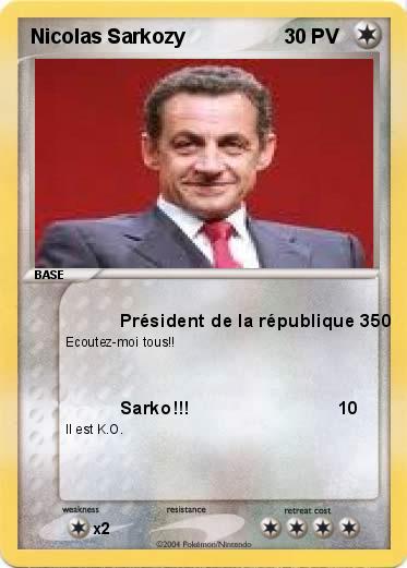 Pokemon Nicolas Sarkozy
