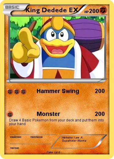 Pokemon King Dedede EX