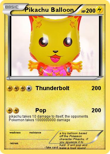 Pokemon Pikachu Balloon