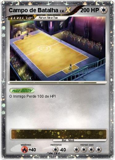 Pokemon Campo de Batalha
