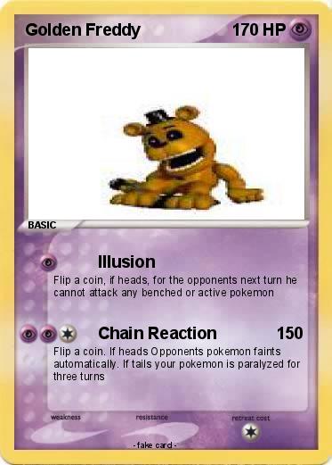 Pokemon Golden Freddy