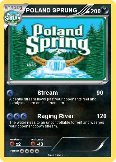 Pokemon POLAND SPRUNG