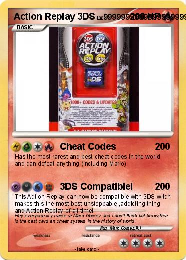 Pokemon Action Replay 3DS